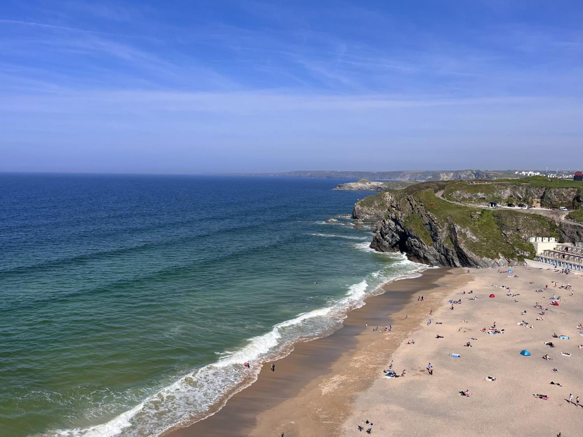 Newquay Rocklands Beach View Exterior photo